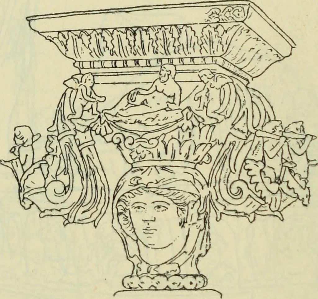 An illustration from Répertoire de la statuaire grecque et romaine, 1908, leaf 349