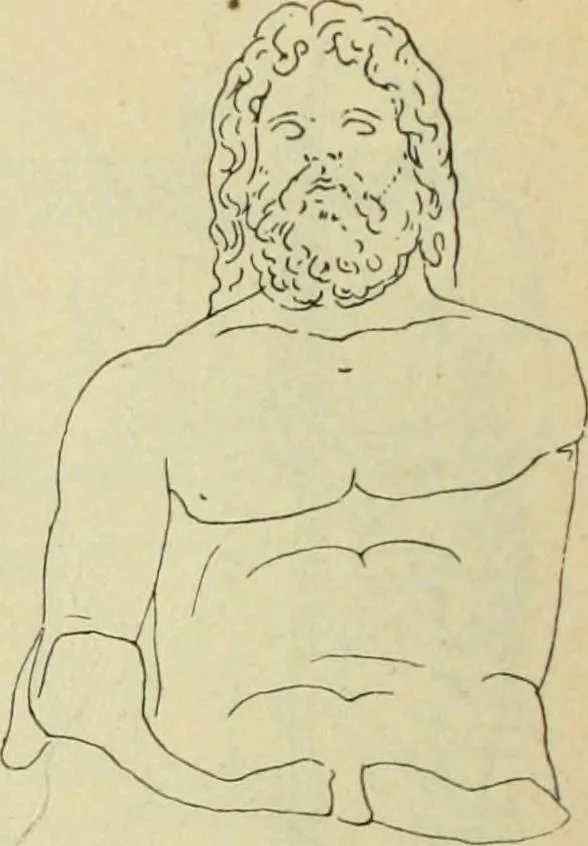 An illustration from Répertoire de la statuaire grecque et romaine, 1908, leaf 35