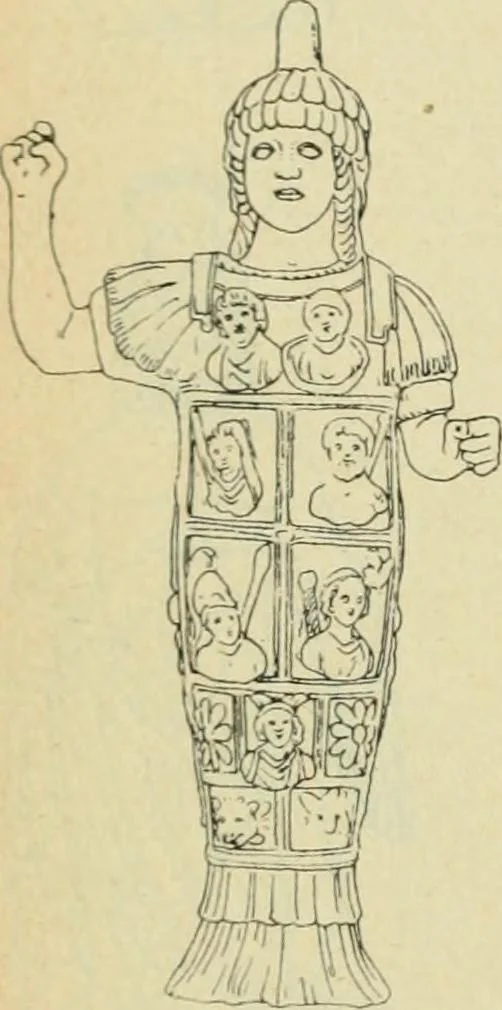 An illustration from Répertoire de la statuaire grecque et romaine, 1908, leaf 35