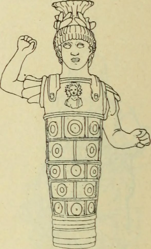 An illustration from Répertoire de la statuaire grecque et romaine, 1908, leaf 35