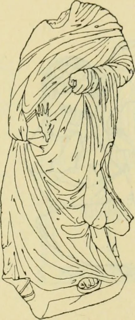 An illustration from Répertoire de la statuaire grecque et romaine, 1908, leaf 350