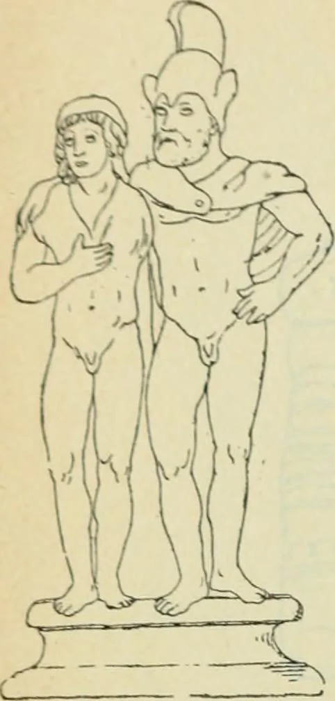 An illustration from Répertoire de la statuaire grecque et romaine, 1908, leaf 351