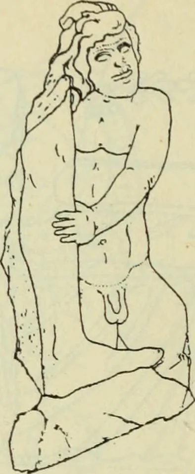 An illustration from Répertoire de la statuaire grecque et romaine, 1908, leaf 351