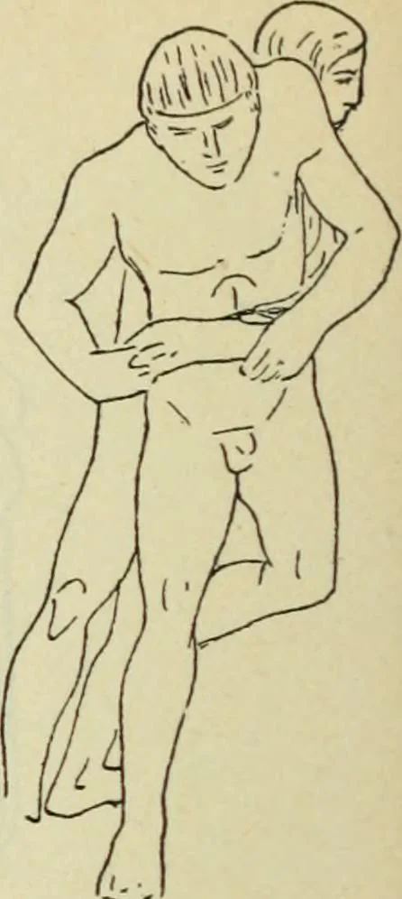 An illustration from Répertoire de la statuaire grecque et romaine, 1908, leaf 351