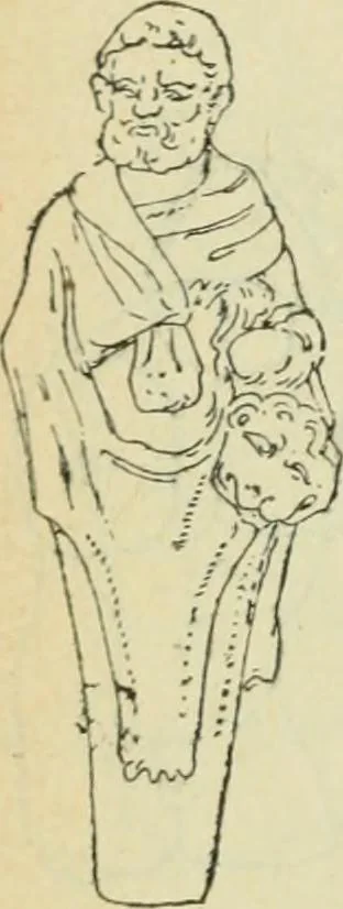 An illustration from Répertoire de la statuaire grecque et romaine, 1908, leaf 353