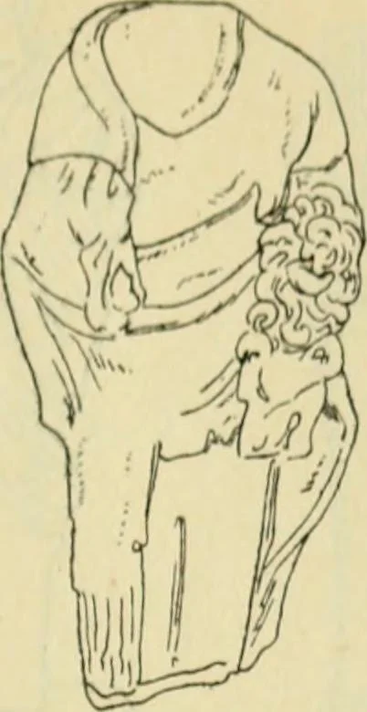 An illustration from Répertoire de la statuaire grecque et romaine, 1908, leaf 354