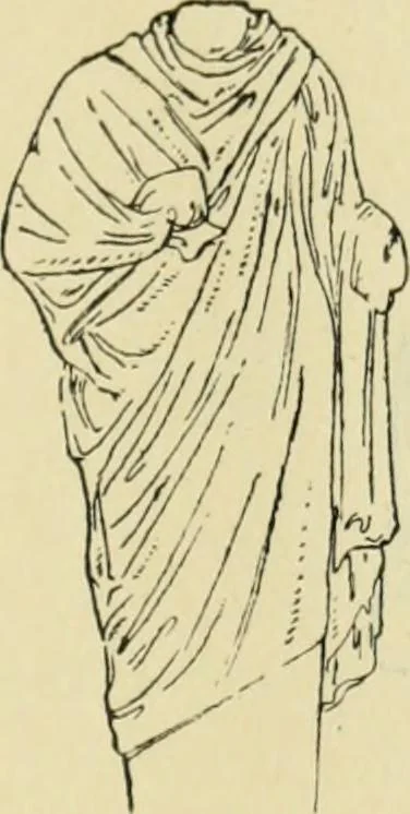 An illustration from Répertoire de la statuaire grecque et romaine, 1908, leaf 356