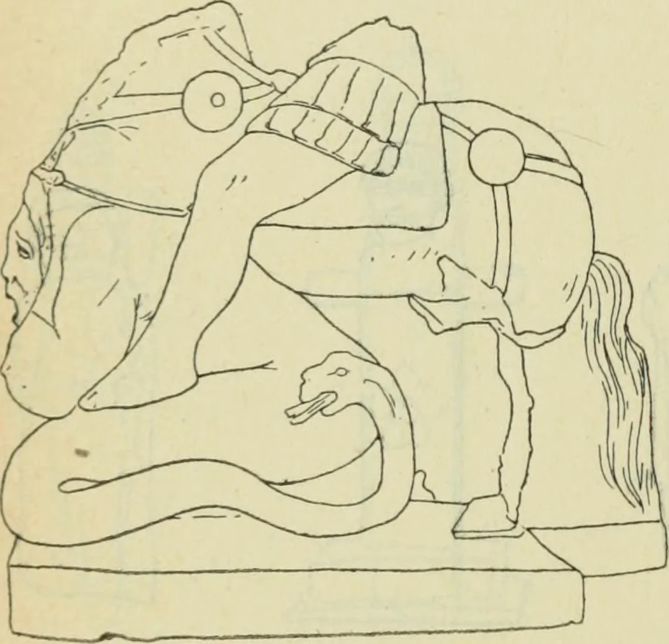 An illustration from Répertoire de la statuaire grecque et romaine, 1908, leaf 357