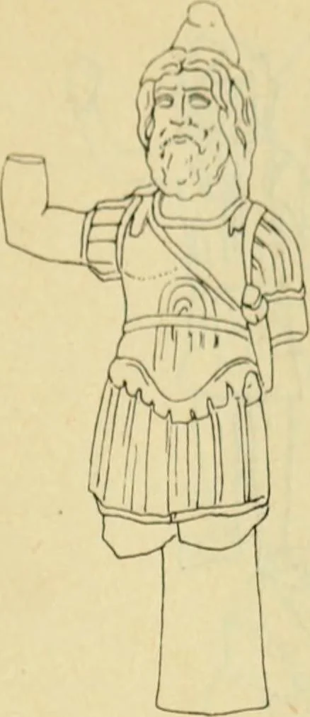 An illustration from Répertoire de la statuaire grecque et romaine, 1908, leaf 36
