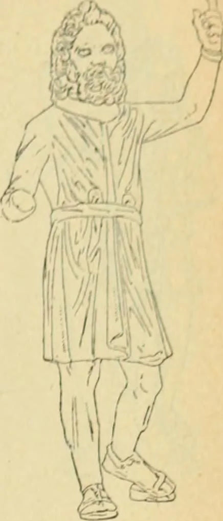 An illustration from Répertoire de la statuaire grecque et romaine, 1908, leaf 36