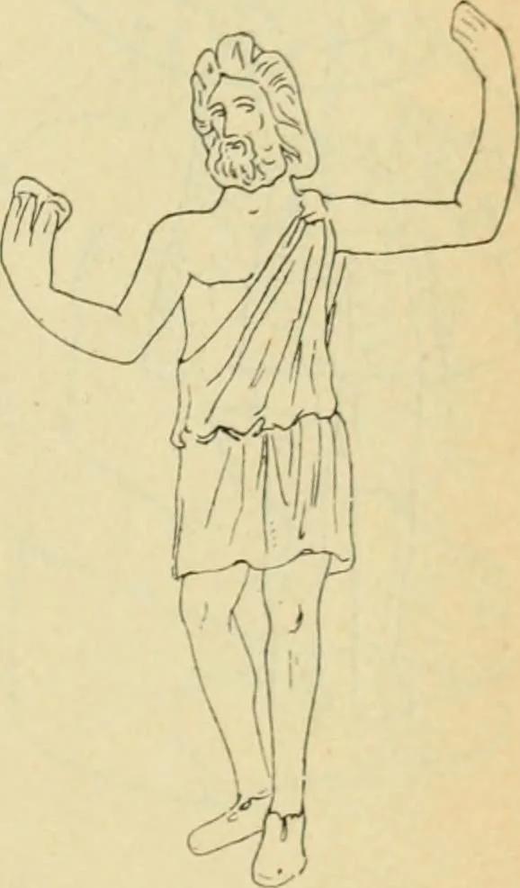 An illustration from Répertoire de la statuaire grecque et romaine, 1908, leaf 36