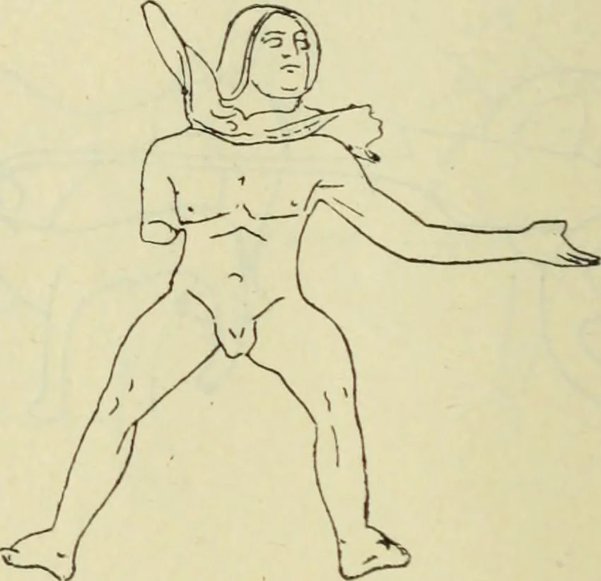 An illustration from Répertoire de la statuaire grecque et romaine, 1908, leaf 365