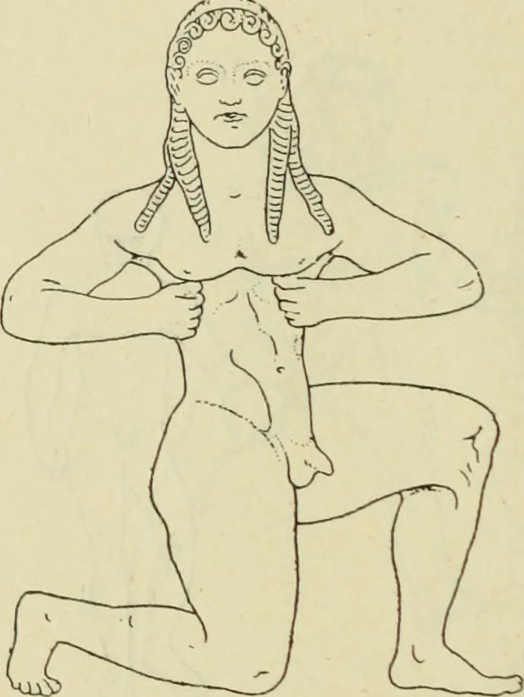 An illustration from Répertoire de la statuaire grecque et romaine, 1908, leaf 367