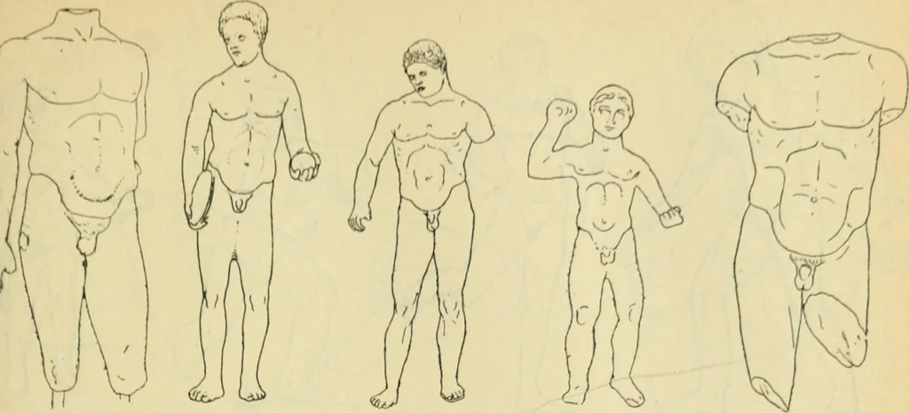 An illustration from Répertoire de la statuaire grecque et romaine, 1908, leaf 368