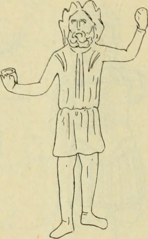 An illustration from Répertoire de la statuaire grecque et romaine, 1908, leaf 37