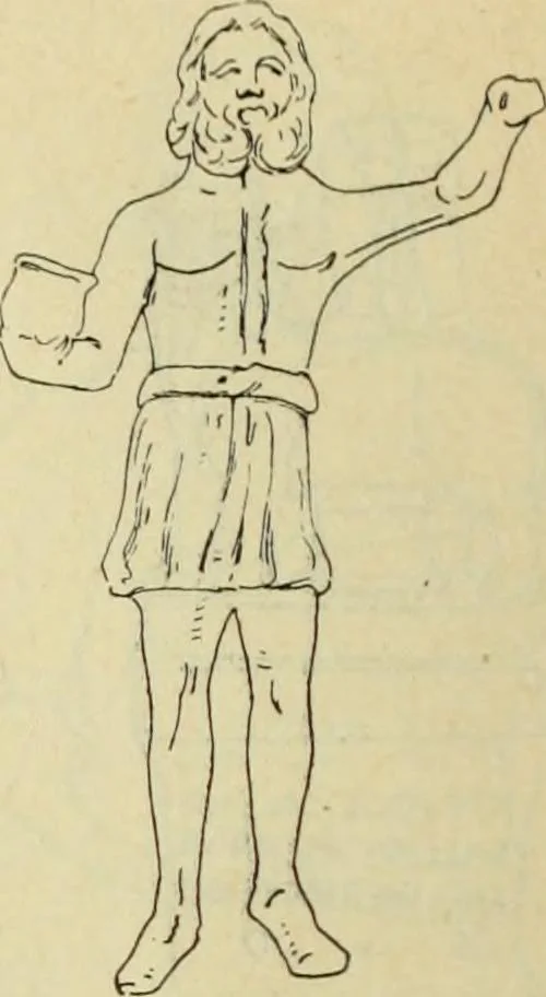 An illustration from Répertoire de la statuaire grecque et romaine, 1908, leaf 37