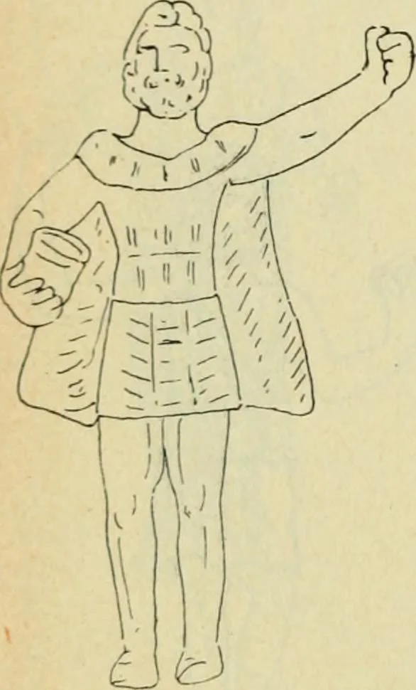An illustration from Répertoire de la statuaire grecque et romaine, 1908, leaf 37