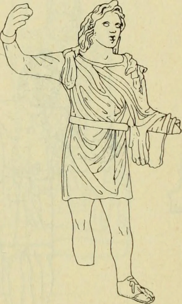An illustration from Répertoire de la statuaire grecque et romaine, 1908, leaf 37
