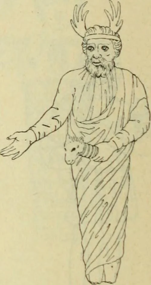 An illustration from Répertoire de la statuaire grecque et romaine, 1908, leaf 37