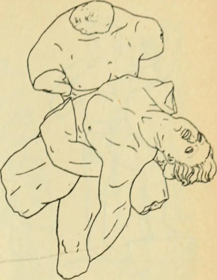 An illustration from Répertoire de la statuaire grecque et romaine, 1908, leaf 370