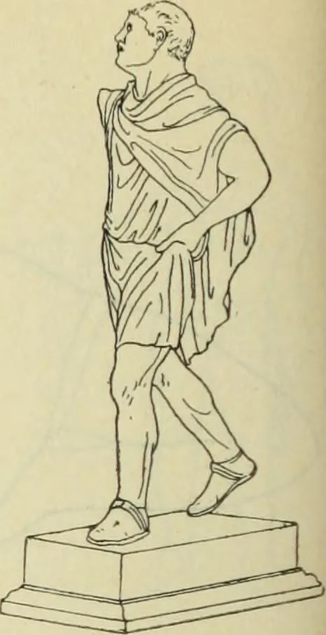 An illustration from Répertoire de la statuaire grecque et romaine, 1908, leaf 371