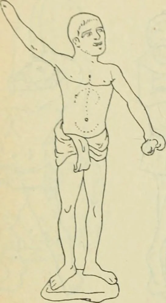 An illustration from Répertoire de la statuaire grecque et romaine, 1908, leaf 375