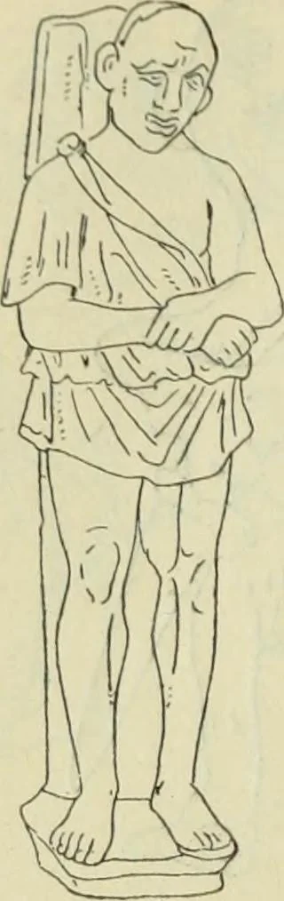 An illustration from Répertoire de la statuaire grecque et romaine, 1908, leaf 375