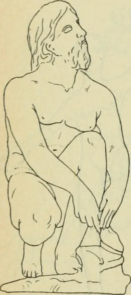 An illustration from Répertoire de la statuaire grecque et romaine, 1908, leaf 375