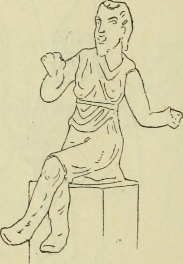 An illustration from Répertoire de la statuaire grecque et romaine, 1908, leaf 375