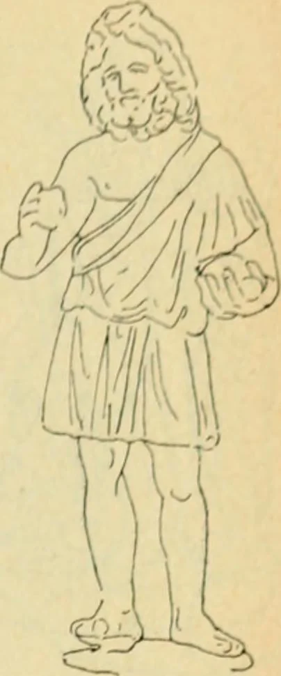 An illustration from Répertoire de la statuaire grecque et romaine, 1908, leaf 38