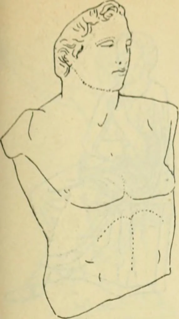 An illustration from Répertoire de la statuaire grecque et romaine, 1908, leaf 382