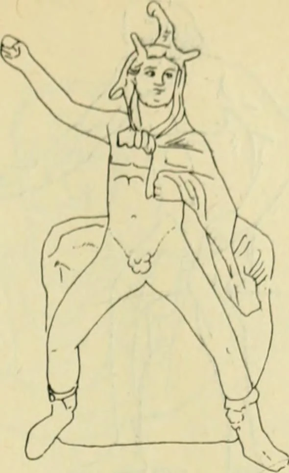 An illustration from Répertoire de la statuaire grecque et romaine, 1908, leaf 382