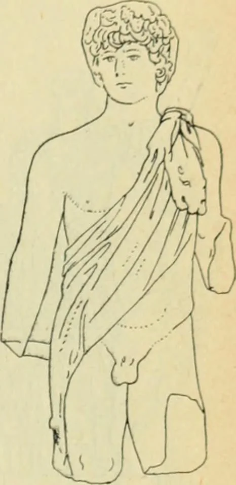 An illustration from Répertoire de la statuaire grecque et romaine, 1908, leaf 382