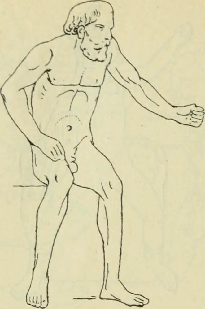 An illustration from Répertoire de la statuaire grecque et romaine, 1908, leaf 383