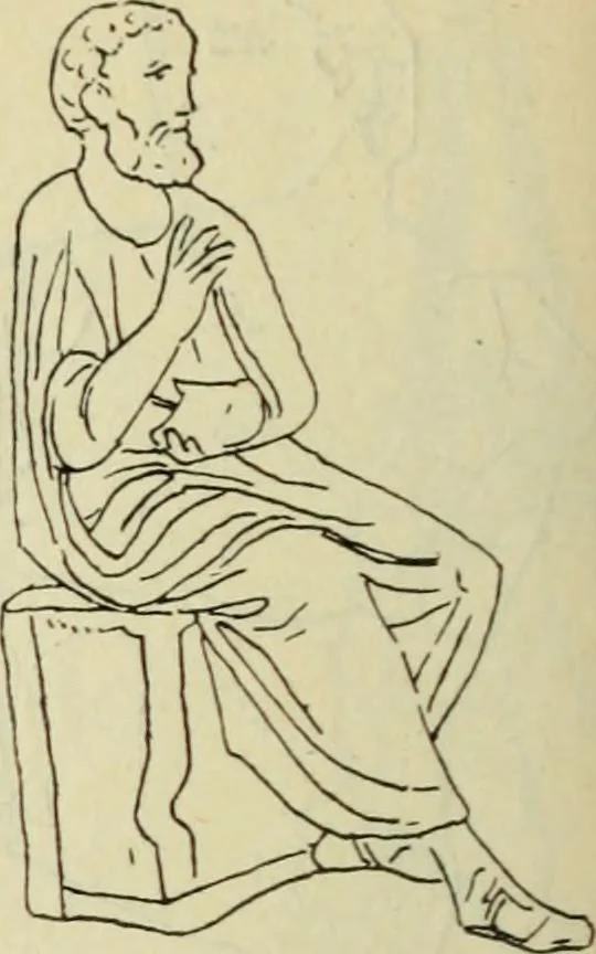 An illustration from Répertoire de la statuaire grecque et romaine, 1908, leaf 383