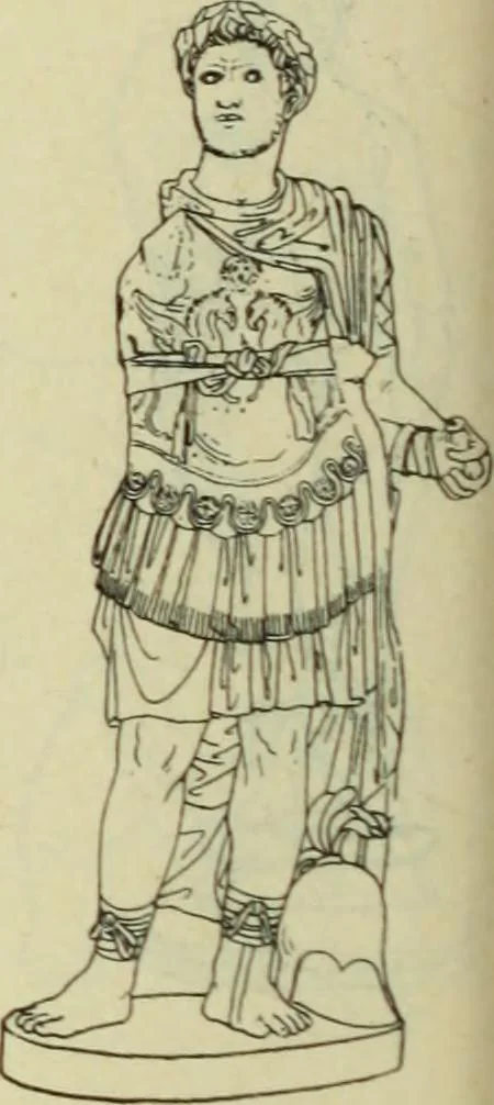 An illustration from Répertoire de la statuaire grecque et romaine, 1908, leaf 383