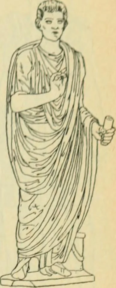 An illustration from Répertoire de la statuaire grecque et romaine, 1908, leaf 384