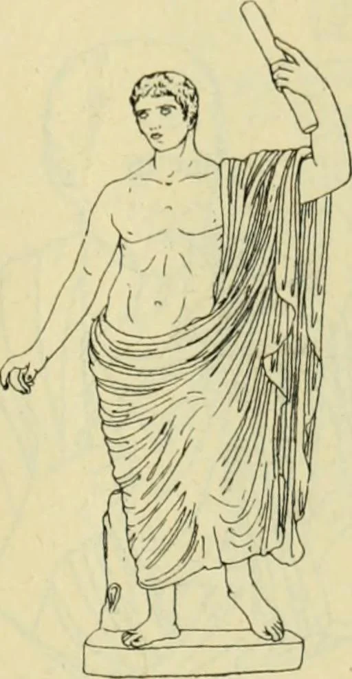 An illustration from Répertoire de la statuaire grecque et romaine, 1908, leaf 384