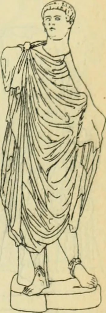 An illustration from Répertoire de la statuaire grecque et romaine, 1908, leaf 384