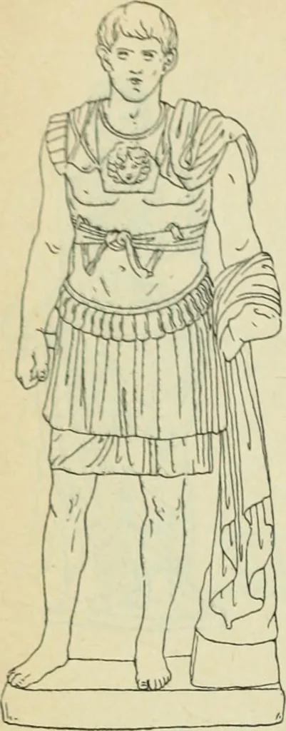 An illustration from Répertoire de la statuaire grecque et romaine, 1908, leaf 385