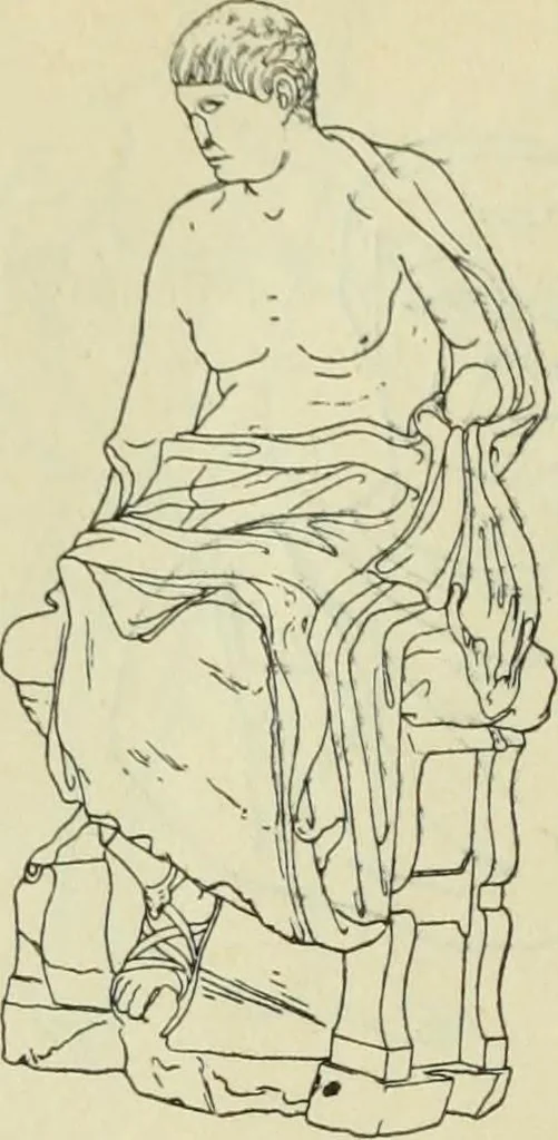 An illustration from Répertoire de la statuaire grecque et romaine, 1908, leaf 385