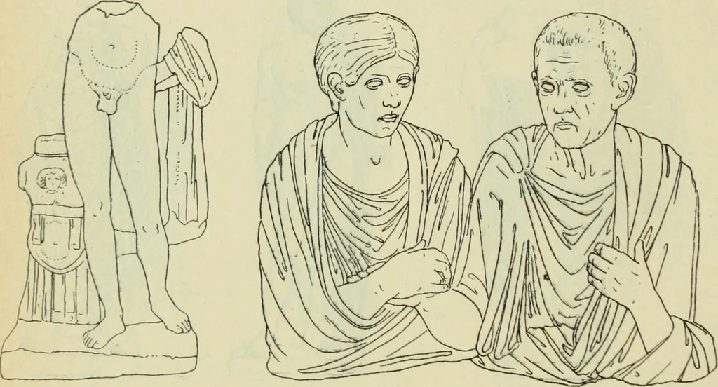 An illustration from Répertoire de la statuaire grecque et romaine, 1908, leaf 385