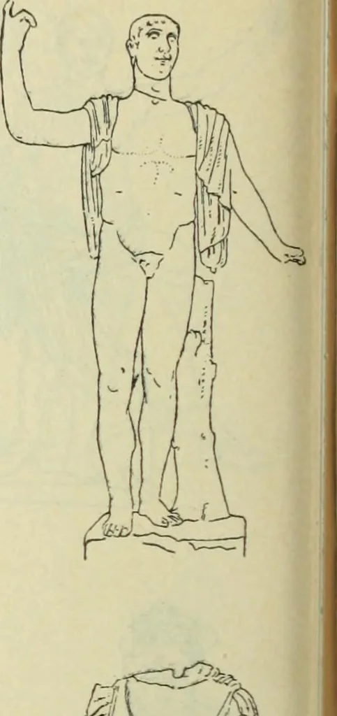 An illustration from Répertoire de la statuaire grecque et romaine, 1908, leaf 385