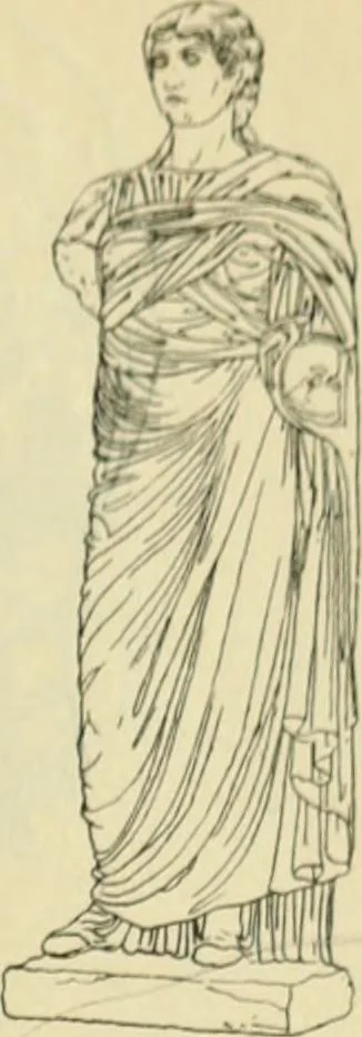 An illustration from Répertoire de la statuaire grecque et romaine, 1908, leaf 386