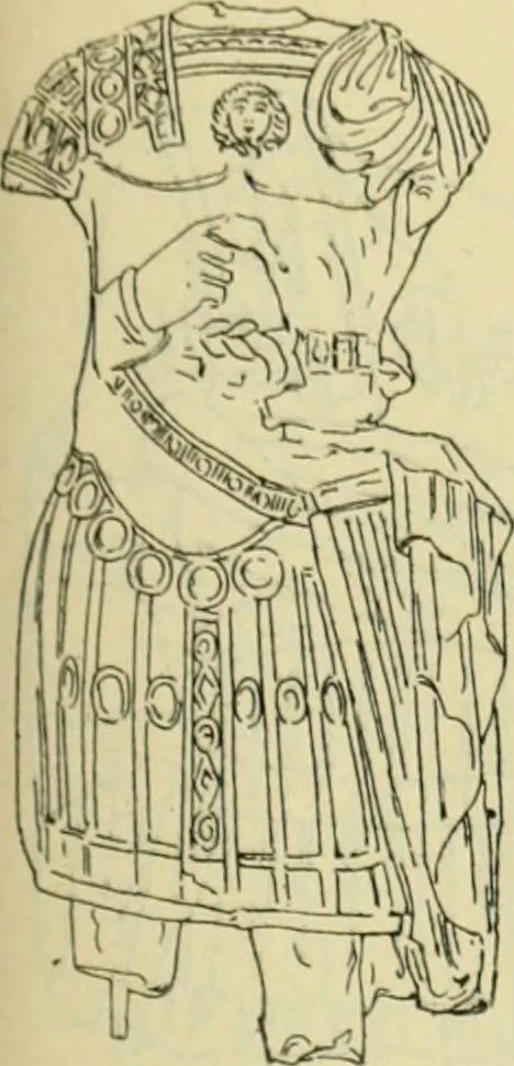 An illustration from Répertoire de la statuaire grecque et romaine, 1908, leaf 386