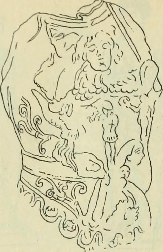 An illustration from Répertoire de la statuaire grecque et romaine, 1908, leaf 387