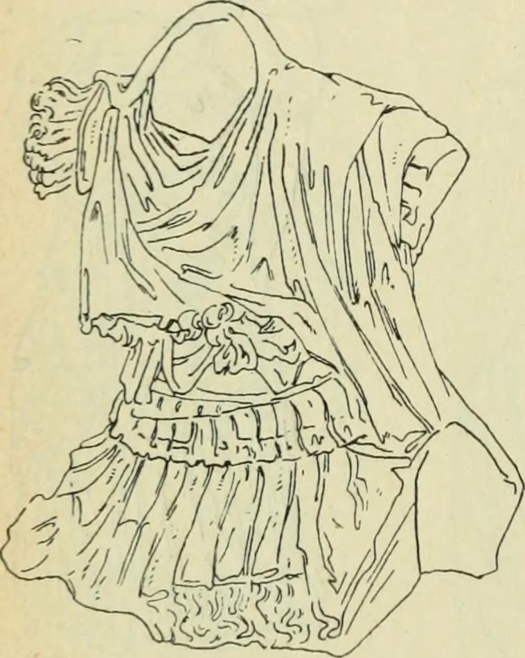 An illustration from Répertoire de la statuaire grecque et romaine, 1908, leaf 387
