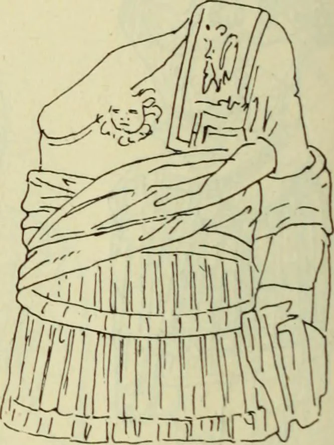 An illustration from Répertoire de la statuaire grecque et romaine, 1908, leaf 387