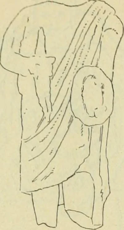 An illustration from Répertoire de la statuaire grecque et romaine, 1908, leaf 39