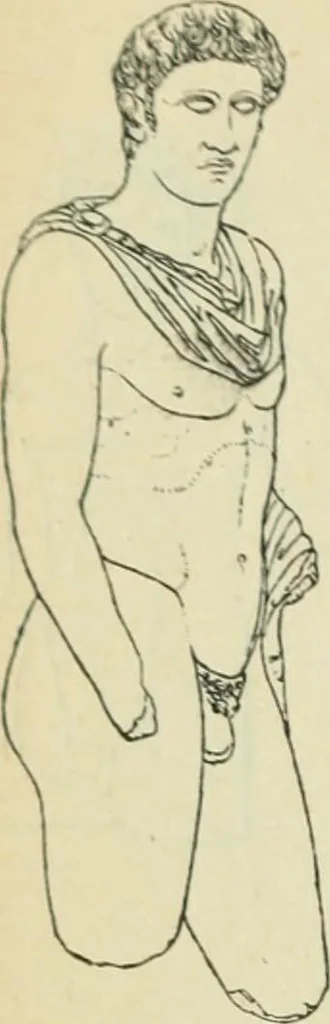 An illustration from Répertoire de la statuaire grecque et romaine, 1908, leaf 393